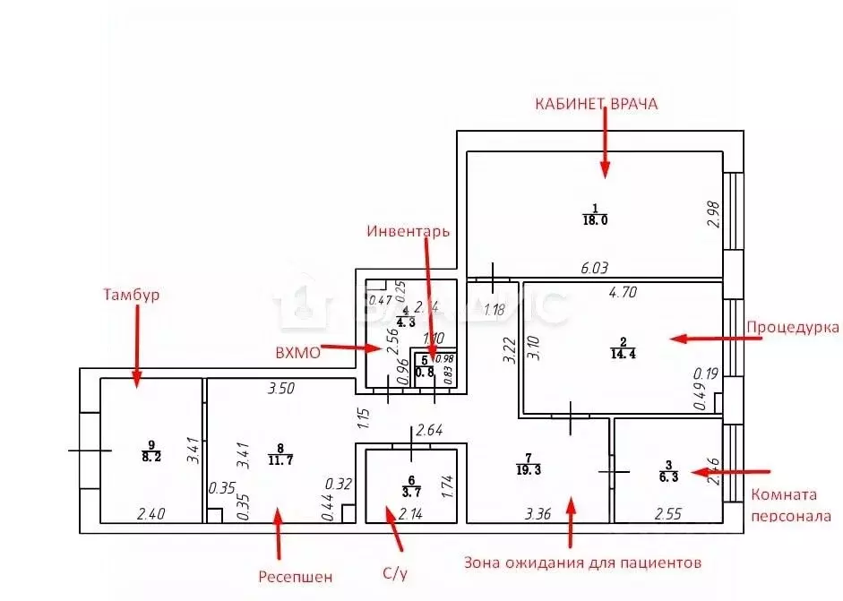 Помещение свободного назначения в Москва Амурская ул., 2Ак4 (86 м) - Фото 2