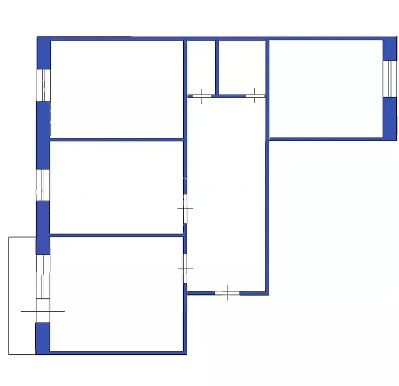 3-к кв. Кемеровская область, Кемерово просп. Шахтеров, 93 (61.9 м) - Фото 2