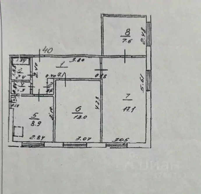 3-к кв. Башкортостан, Уфа ул. Чудинова, 1/1 (57.9 м) - Фото 1