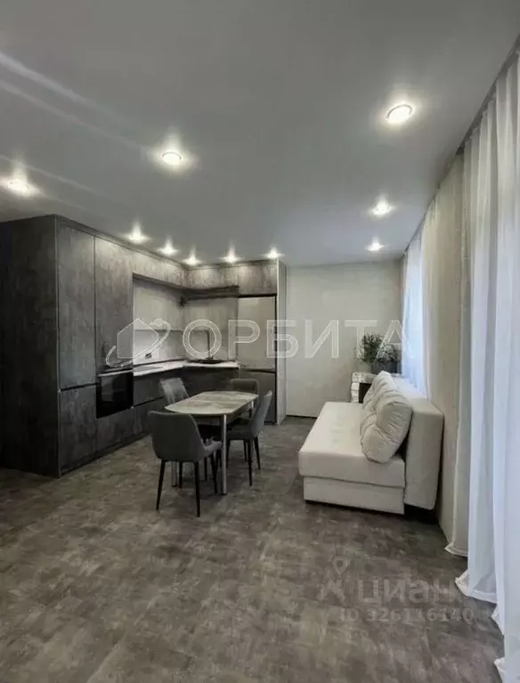 1-к кв. Тюменская область, Тюмень ул. Валентины Трофимовой, 8 (38.2 м) - Фото 2