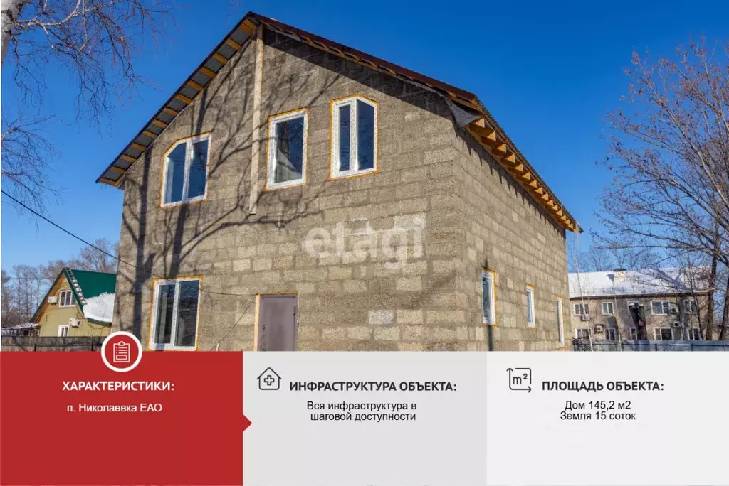 Дом в Еврейская автономная область, Смидовичский район, пос. ... - Фото 2