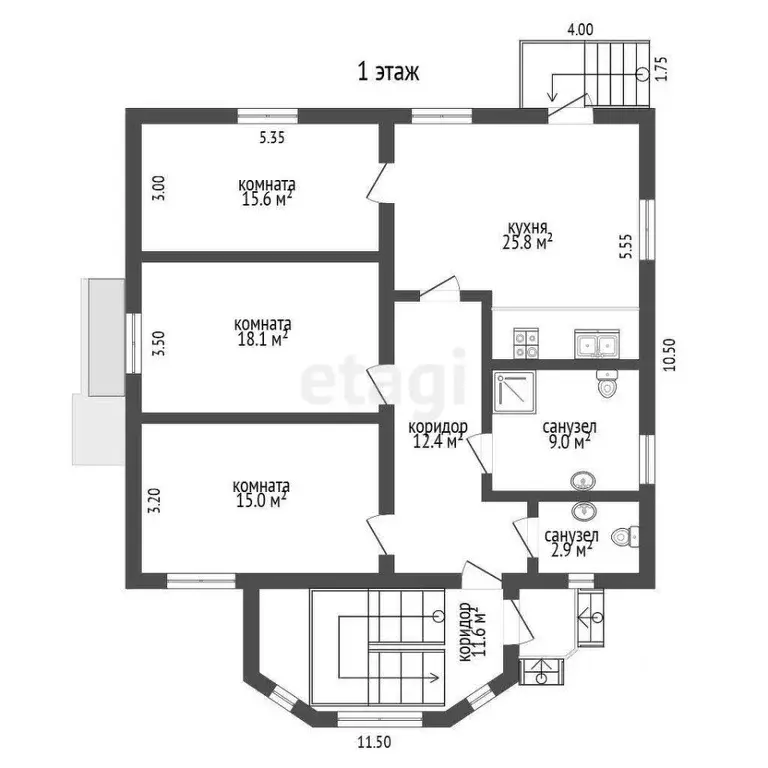 Дом в Севастополь ул. Маковая, 4 (338 м) - Фото 1