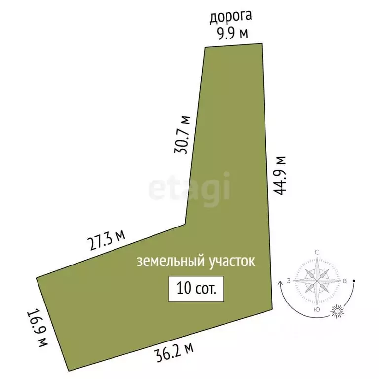 Участок в Крым, Бахчисарайский район, Голубинское с/пос, с. ... - Фото 2