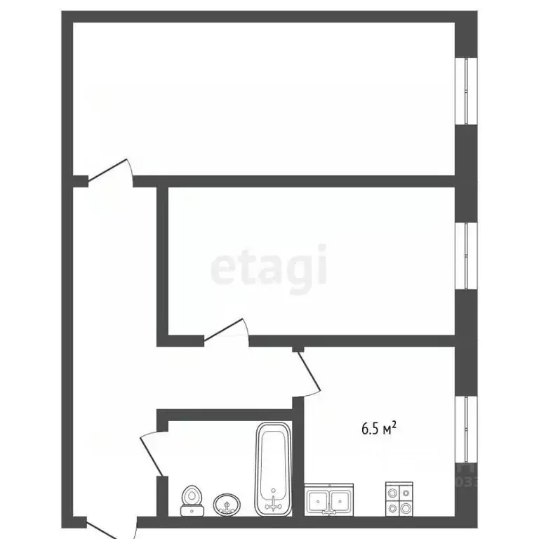 2-к кв. Крым, Евпатория ул. Некрасова, 50/61 (40.4 м) - Фото 2