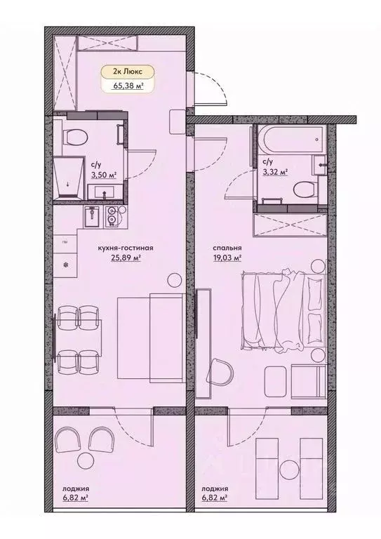 Студия Крым, Евпатория ул. Симферопольская, 1Ж (65.38 м) - Фото 1