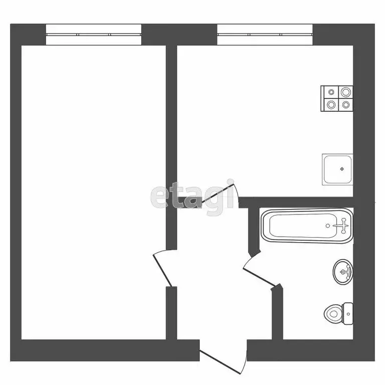 1-комнатная квартира: Саранск, проспект 60 лет Октября, 5 (33.4 м) - Фото 1