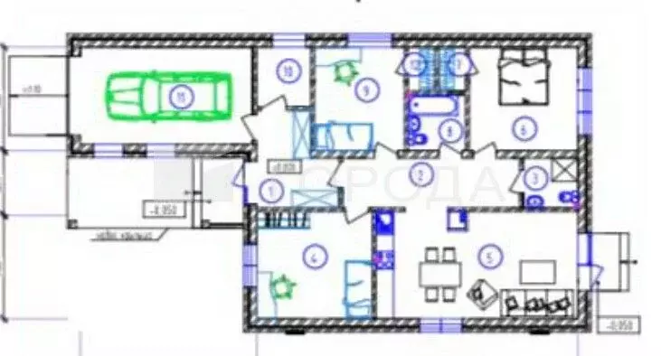 Дом в Алтайский край, Барнаул городской округ, пос. Центральный ул. ... - Фото 2