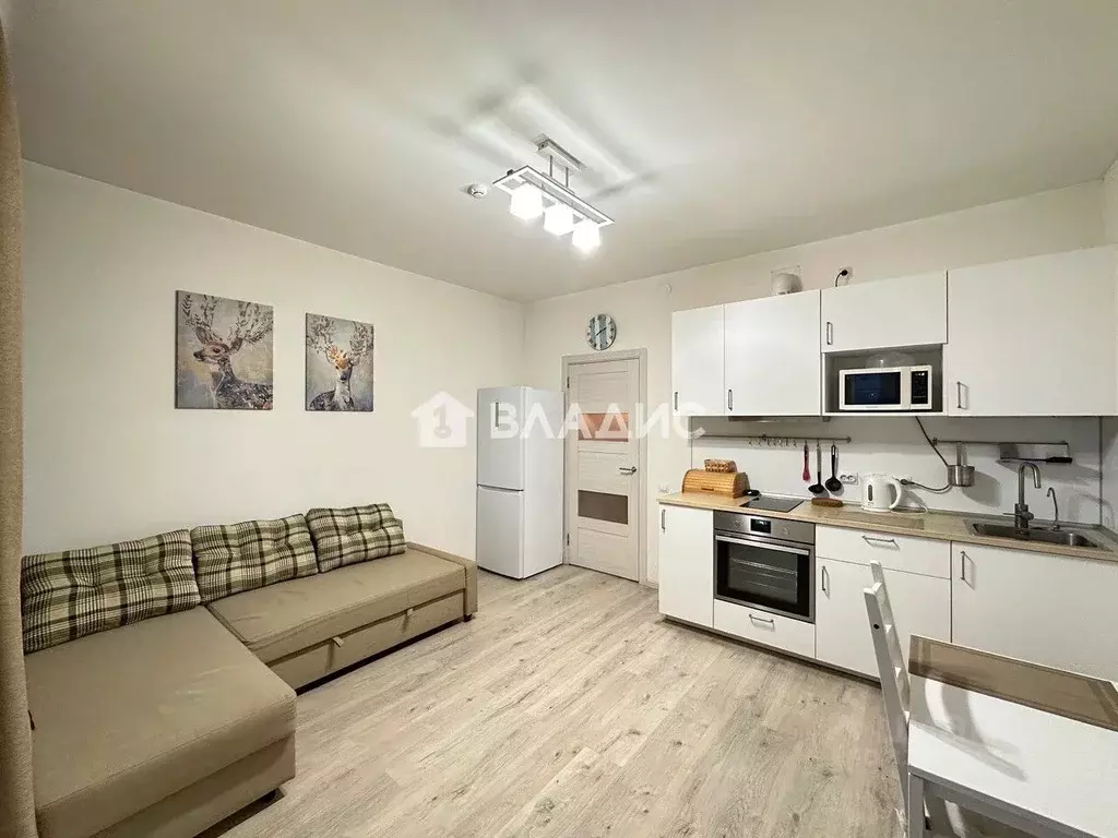 Студия Ленинградская область, Всеволожский район, пос. Бугры бул. ... - Фото 1