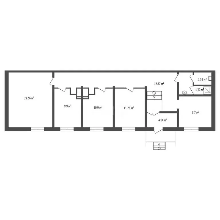 Офис (107.7 м) - Фото 1
