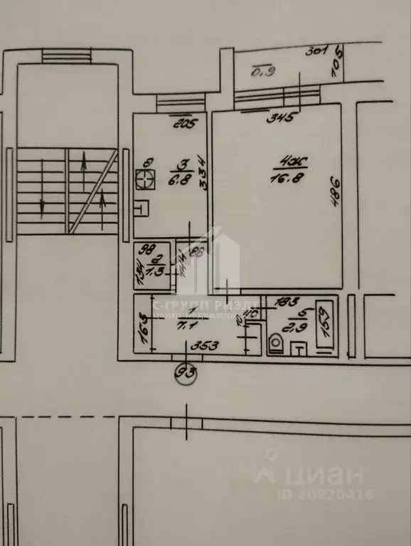 1-к кв. Калининградская область, Калининград ул. Александра Невского, ... - Фото 2