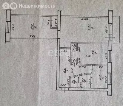 3-комнатная квартира: Салават, улица Калинина, 52 (58.7 м) - Фото 1