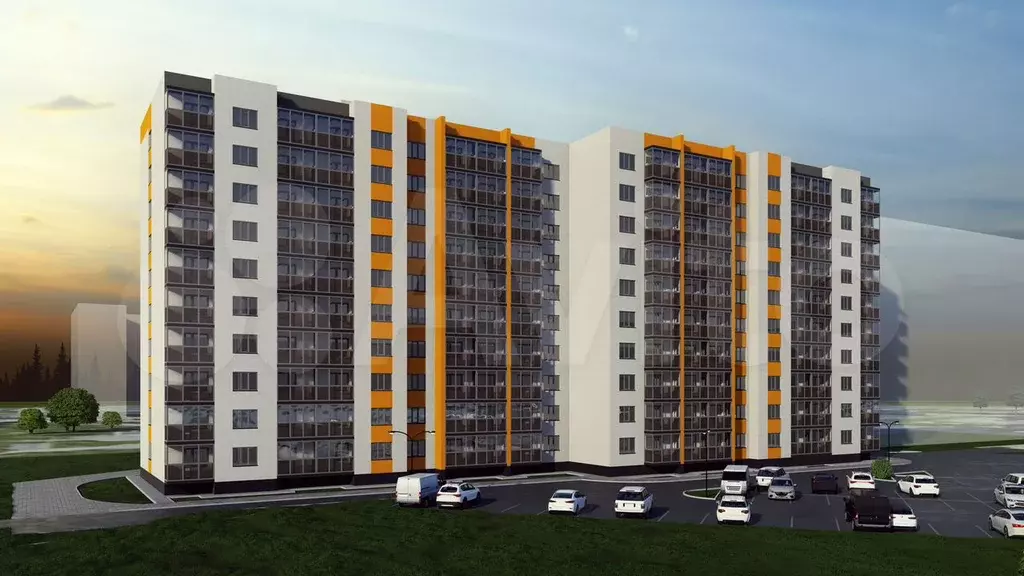 2-к. квартира, 59,1 м, 6/10 эт. - Фото 0
