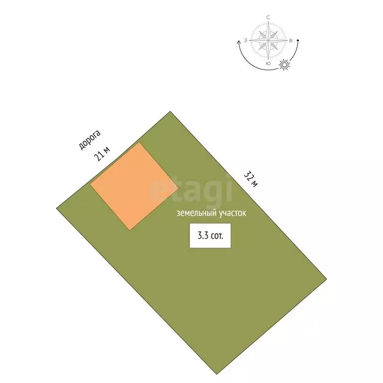 Дом в Ялуторовск, Сибирская улица (41.6 м) - Фото 2