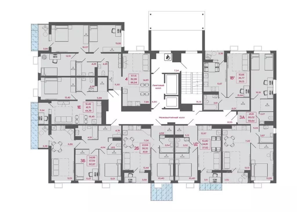 1-к кв. Пензенская область, Пенза Маньчжурия мкр, Стрижи жилой ... - Фото 2