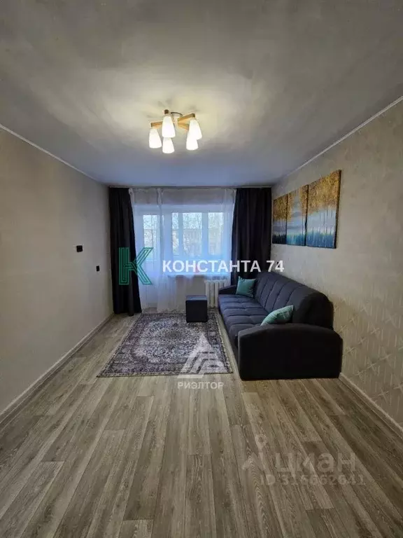 1-к кв. Челябинская область, Челябинск ул. Калинина, 19 (33.0 м) - Фото 1