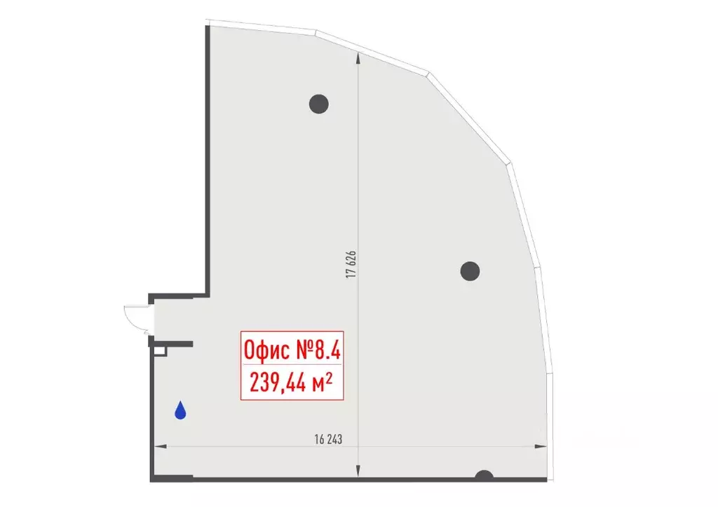 Офис в Москва ул. Серегина, 5К2 (239 м) - Фото 0