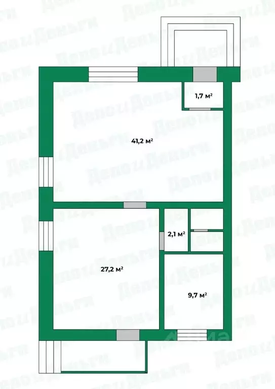 Торговая площадь в Кировская область, Киров Вятская ул, 9А (84.8 м) - Фото 1