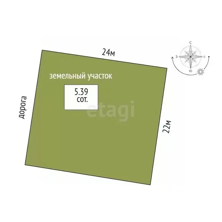 Участок в Ростовская область, Аксайский район, Старочеркасское с/пос, ... - Фото 2