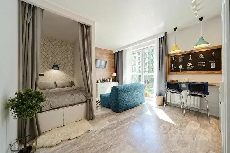 1-к кв. Санкт-Петербург Кременчугская ул., 11к2 (27.0 м) - Фото 1