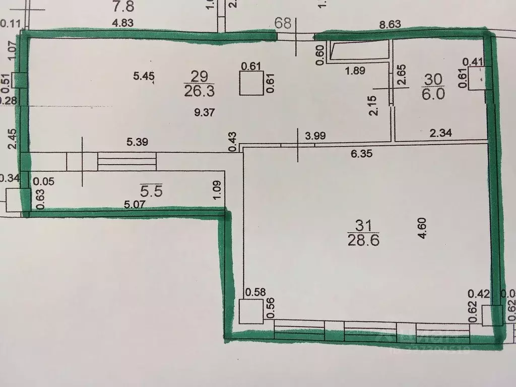2-к кв. Самарская область, Самара Ново-Садовая ул., 311Б (66.4 м) - Фото 1