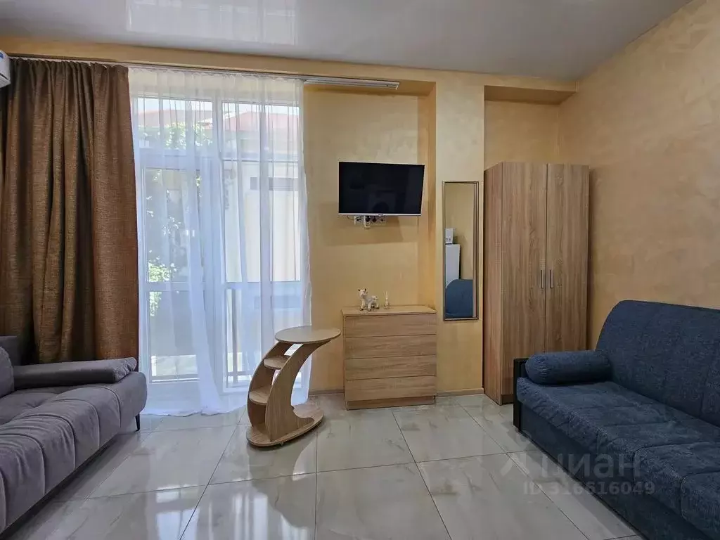Студия Краснодарский край, Сочи Новый Сочи мкр, ул. Санаторная, 9к2 ... - Фото 0
