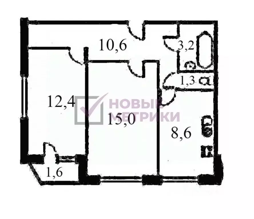 2-к кв. Санкт-Петербург Туристская ул., 23к2 (52.7 м) - Фото 2