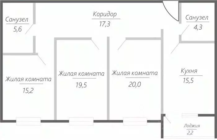 3-к кв. Самарская область, Тольятти ул. Фрунзе, 2В (99.6 м) - Фото 0