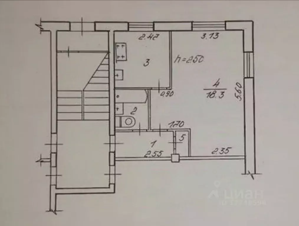 1-к кв. Волгоградская область, Волгоград ул. Лавочкина, 12 (31.0 м) - Фото 2