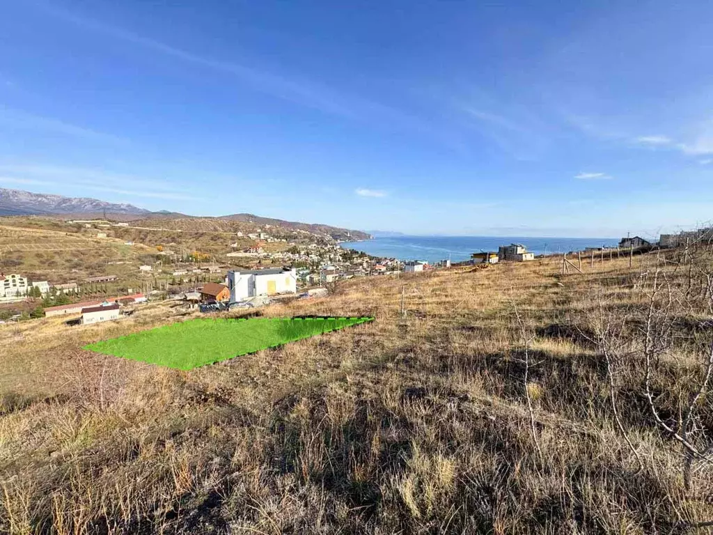 Участок в Крым, Алушта муниципальный округ, с. Солнечногорское ул. ... - Фото 2