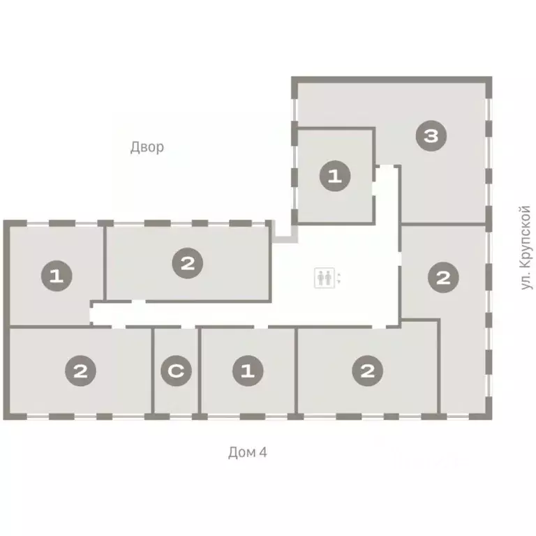 3-к кв. Омская область, Омск  (65.8 м) - Фото 1