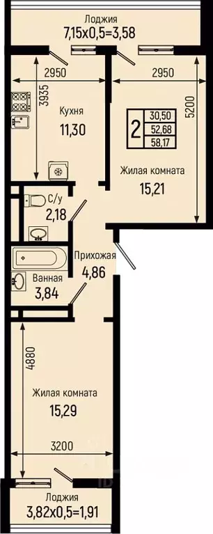 2-к кв. Краснодарский край, Туапсинский муниципальный округ, с. Небуг ... - Фото 0