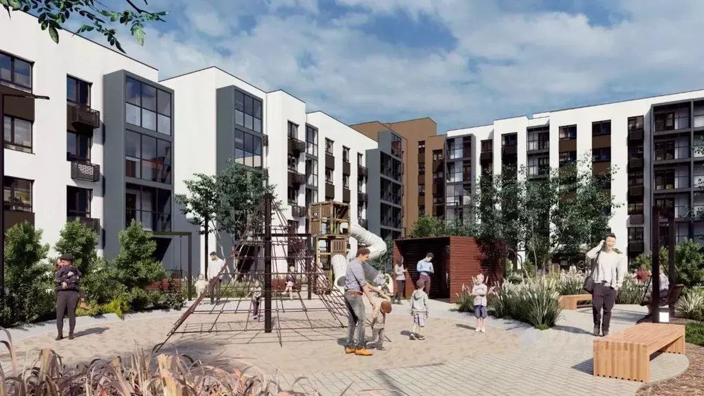 2-к кв. Хабаровский край, Хабаровск пос. Березовка, Эколенд жилой ... - Фото 2