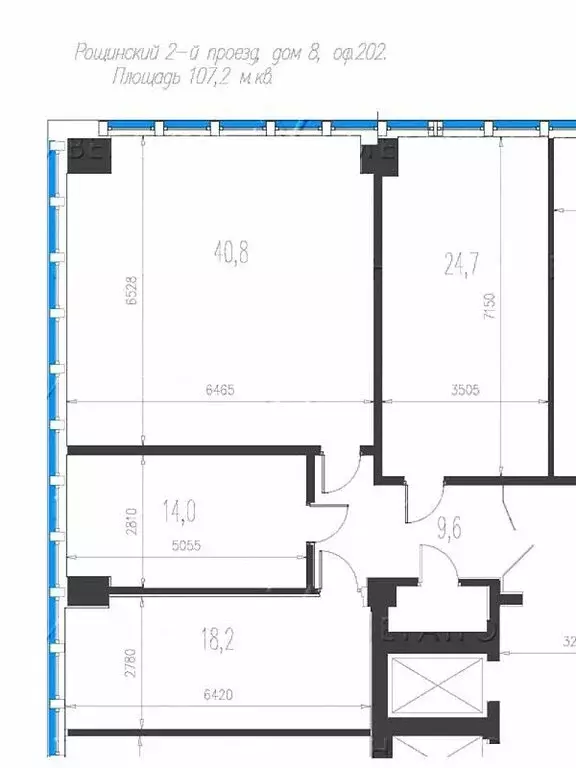 Офис (107 м) - Фото 1