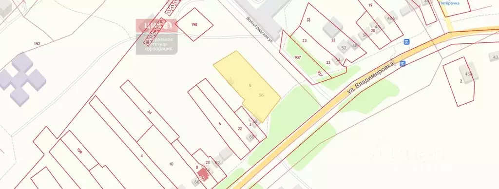 Участок в Рязанская область, Ряжск ул. Владимировка, 56 (20.0 сот.) - Фото 1