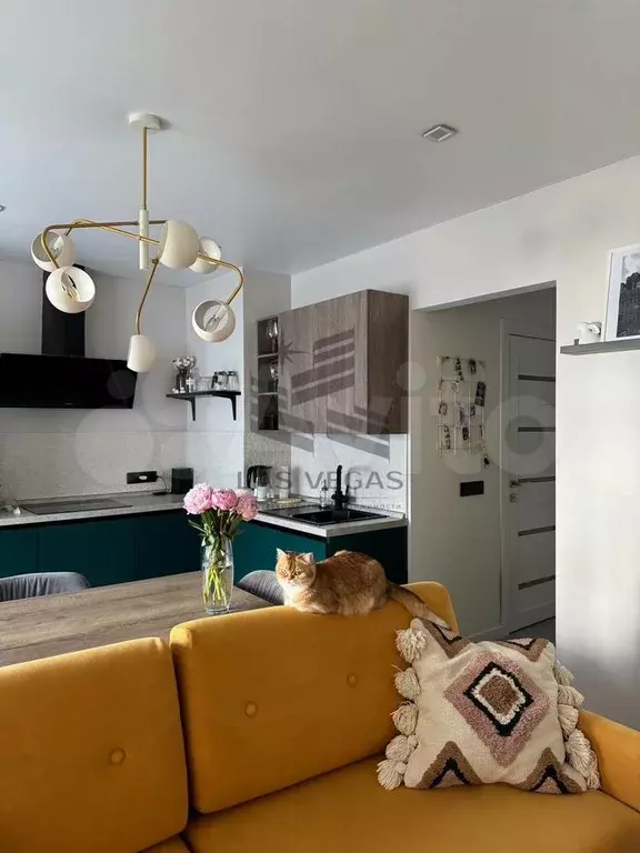 Квартира-студия, 38 м, 3/8 эт. - Фото 1