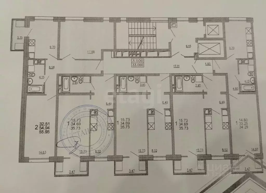 1-к кв. Иркутская область, Иркутск Радужный мкр, 108 (34.6 м) - Фото 2