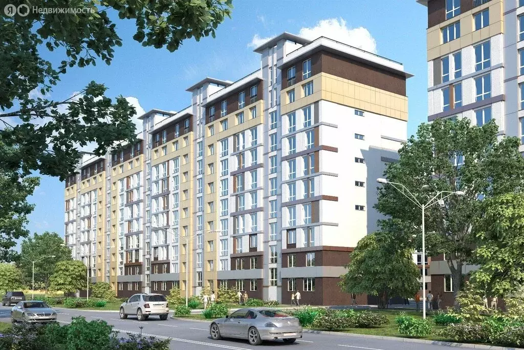 1-комнатная квартира: Калининград, улица Генерала Челнокова, 58 (37.4 ... - Фото 1