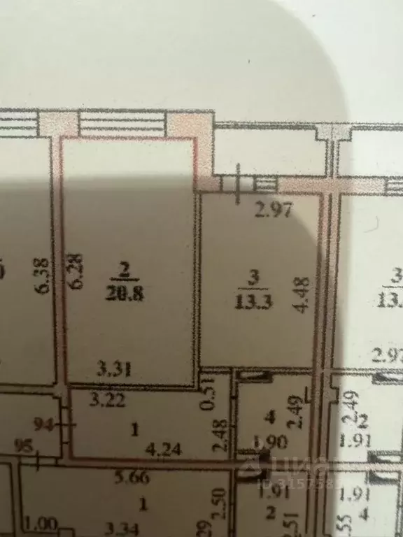 1-к кв. Липецкая область, Липецк ул. В.П. Газина, 5 (47.0 м) - Фото 0