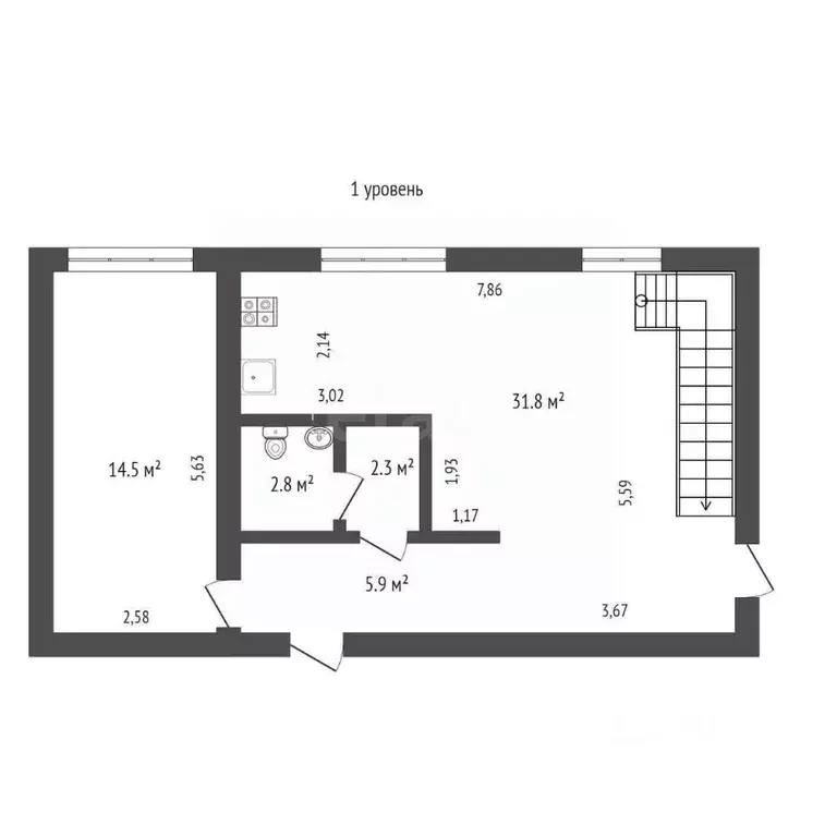 3-к кв. Севастополь ул. Адмирала Юмашева, 27 (117.7 м) - Фото 1