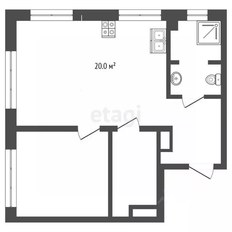 2-к кв. Москва Багратионовский проезд, 5Ак1 (57.2 м) - Фото 2
