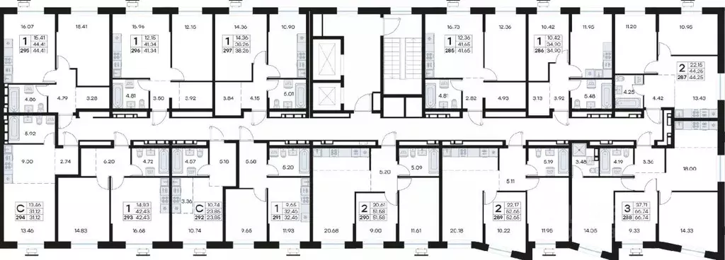 1-к кв. Приморский край, Владивосток Клуб 25 жилой комплекс, 1 (32.46 ... - Фото 1