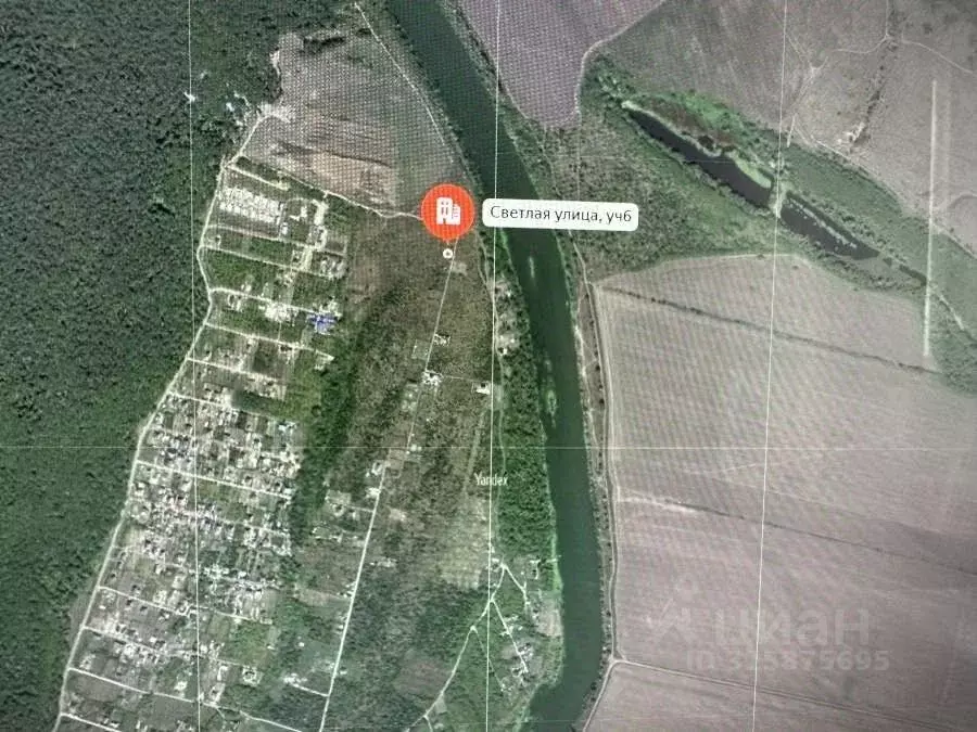 Участок в Воронежская область, с. Семилуки ул. Светлая (8.99 сот.) - Фото 1