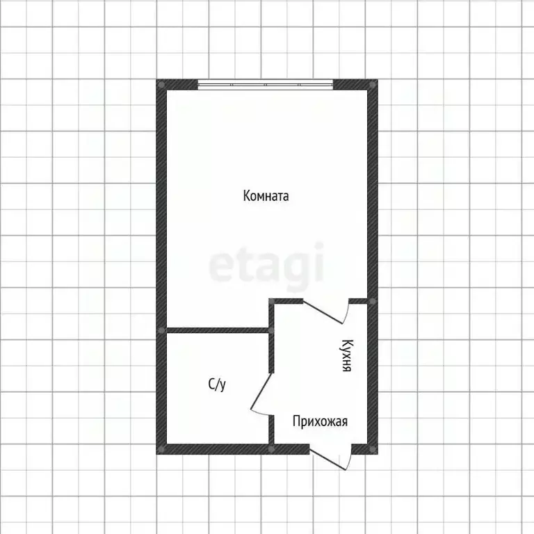1-к кв. Приморский край, Владивосток ул. Тухачевского, 48 (22.8 м) - Фото 1
