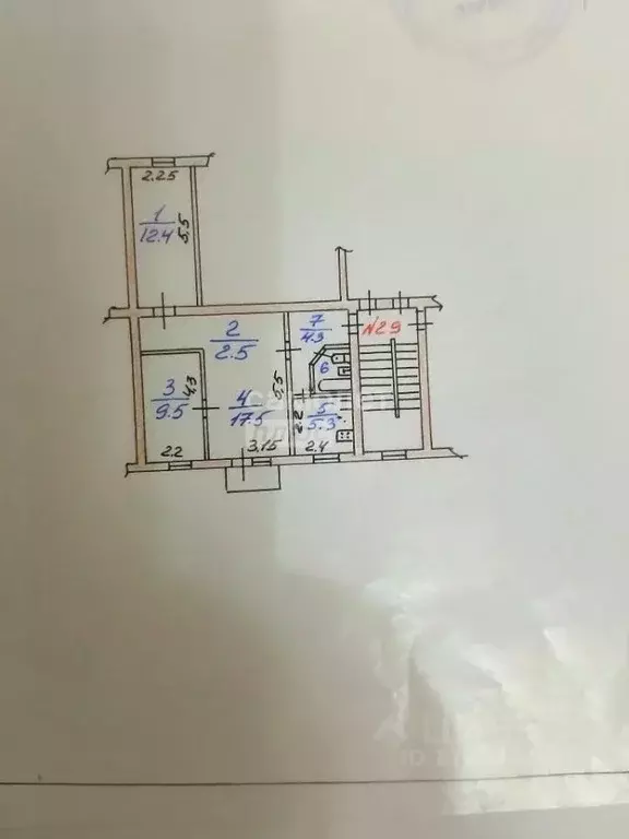 3-к кв. Дагестан, Дербент ул. Генриха Гасанова, 4 (53.6 м) - Фото 2