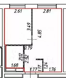 1-к кв. Москва Сосенское поселение, просп. Куприна, 18к1 (31.7 м) - Фото 2
