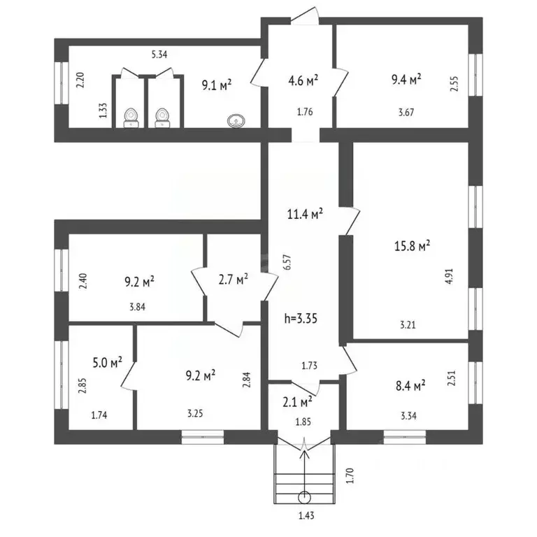 Помещение свободного назначения в Красноярский край, Красноярск ул. ... - Фото 2