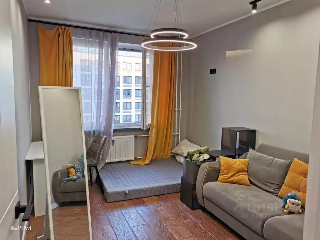 Квартира, 1 комната, 34.29 м - Фото 0