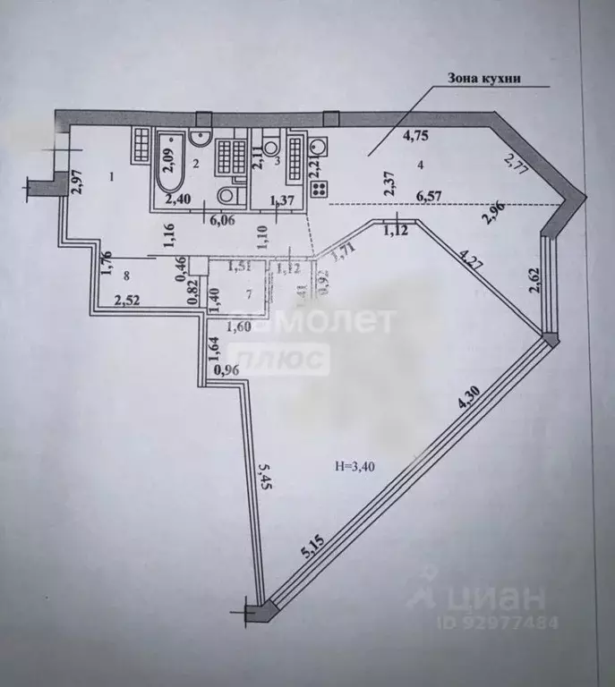 1-к кв. Волгоградская область, Волгоград ул. 8-й Воздушной Армии, 6Б ... - Фото 2