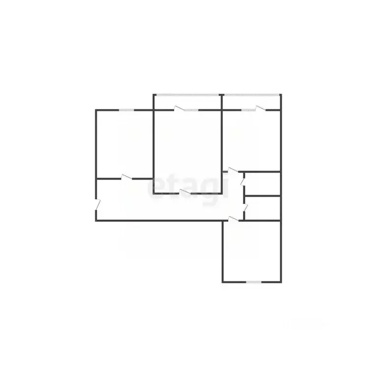 3-к кв. Курская область, Курск Запольная ул., 41А (61.0 м) - Фото 1
