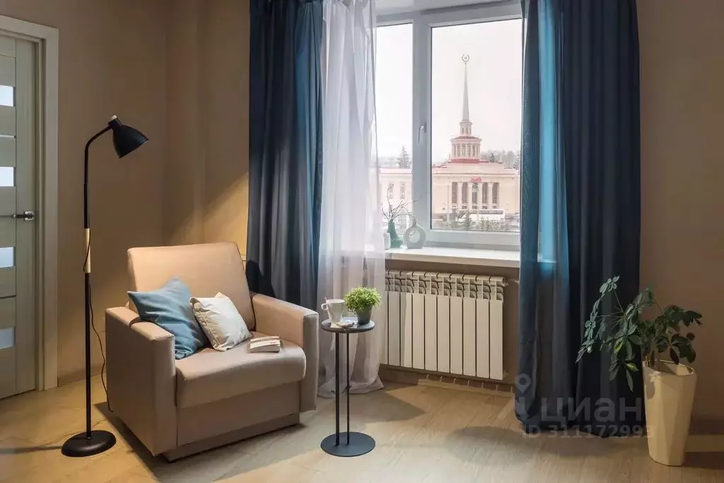 2-к кв. Карелия, Петрозаводск просп. Ленина, 37 (46.0 м) - Фото 1